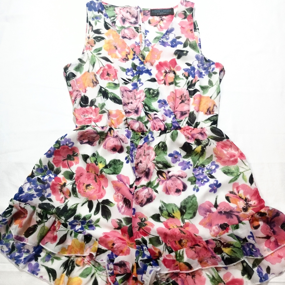 SOLD✌️Tinley "Peppermint" Floral Print Romper - Picture 5 of 8